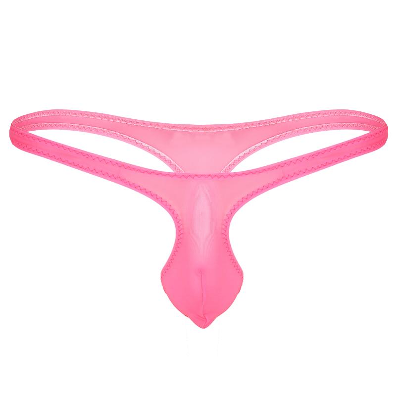 

Sissy Lingerie For Men Low Waist Bulge Pouch Panties Briefs Mini Bikini Breathable G-string T-back Thong Underwear Underpants Men's G-String, Black