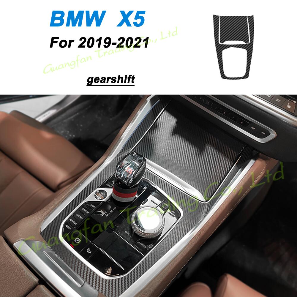 

For BMW X5 G05/X6 G06 2019-2021 Interior Central Control Panel Door Handle 3D/5D Carbon Fiber Stickers Decals Car styling Accessorie, Right hand drive-x5