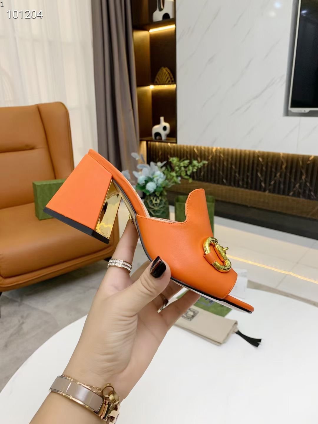 

2021 and Womens fashion Beach Slide Sandals male female flower blooms print leather Size euro35-42 mjjj0001