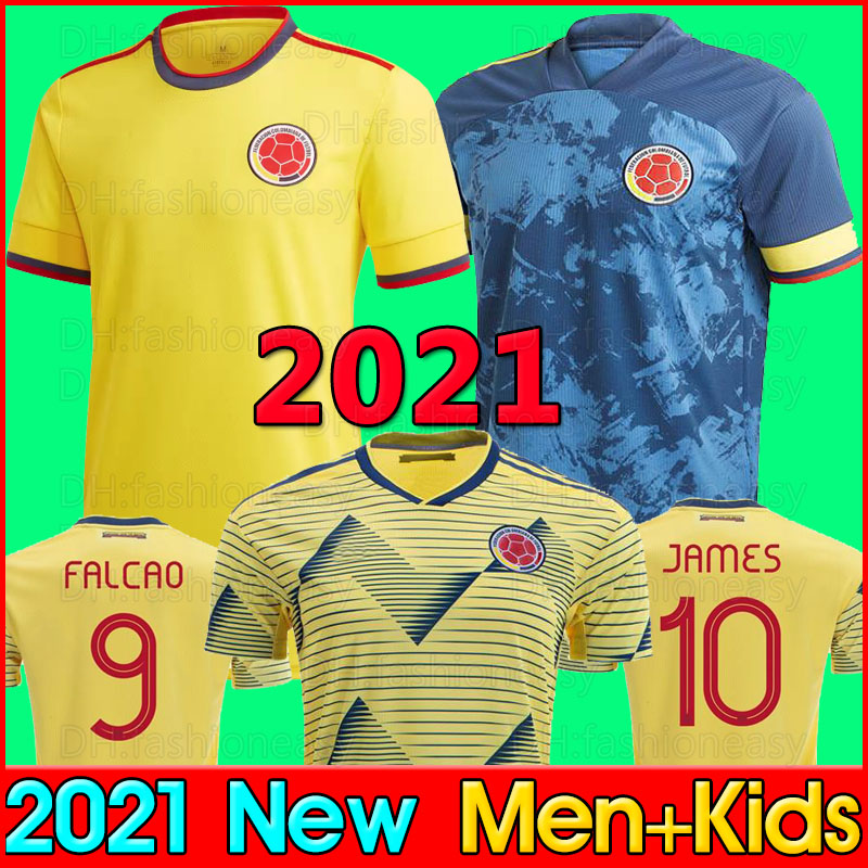 

2021 NEWEST Colombia soccer jersey 20 21 2020 JAMES copa america colombia football shirt FALCAO Camiseta de futbol men kids kit uniforms, P18 20 21 fourth kids