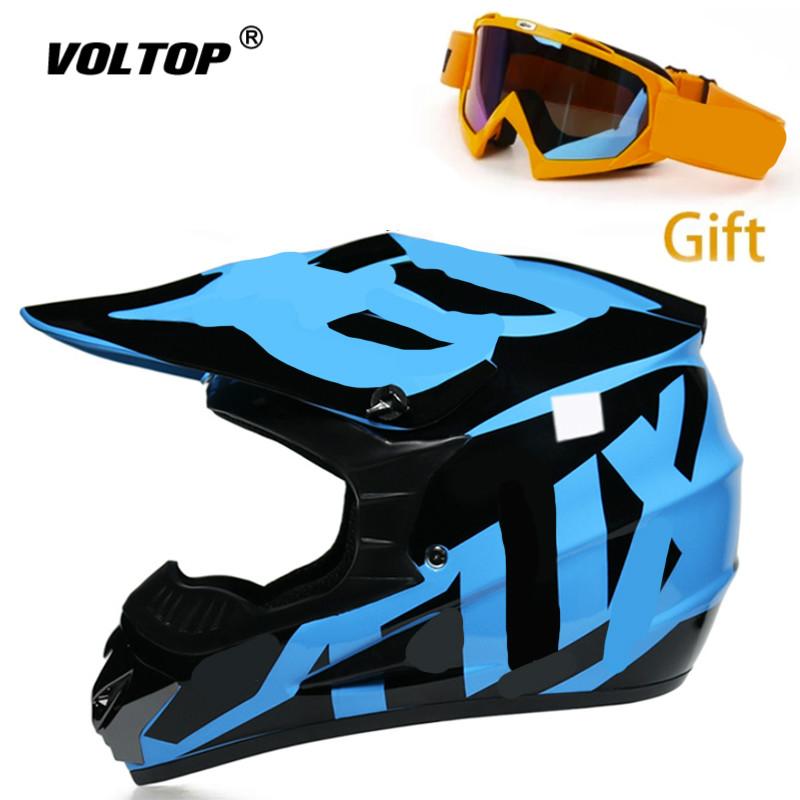 

Helmets Motorcycle Motocross Helmet Accessories Cascos Para Moto Casco Capacete Black Blue