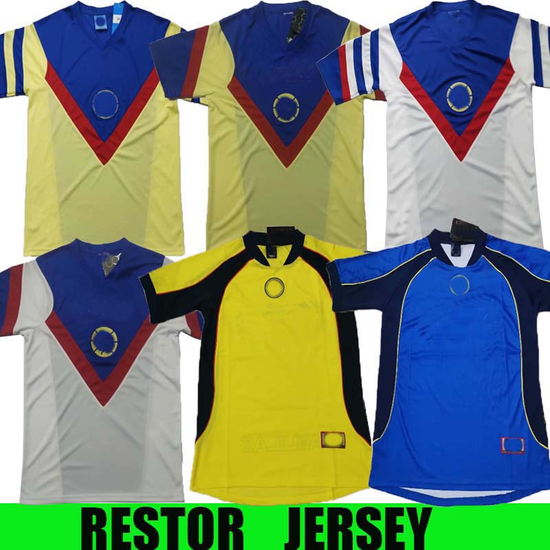 

1987 1988 CLUB AMERICA 2001 2002 RETRO SOCCER JERSEYS 87 88 01 02 MEXICO LEAGUE Vintage JERSEY FOOTBALL SHIRTS R.SAMBUEZA P.AGUILAR, 1987 home
