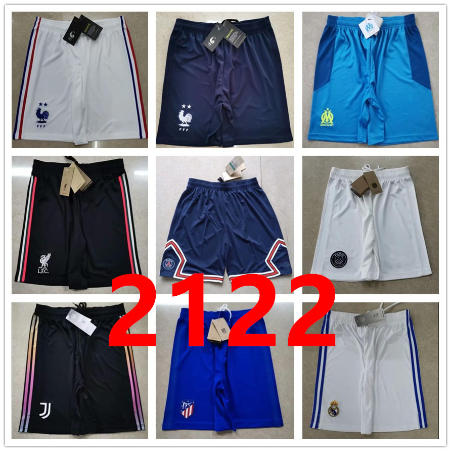 

2122 psg; Juventus; Liverpool; France; Paris Jordan; FC Barcelona; short shorts soccer Atletico; Madrid Real Marseille loose breathable 2021 2022 mens Football de foot, Mens soccer shorts