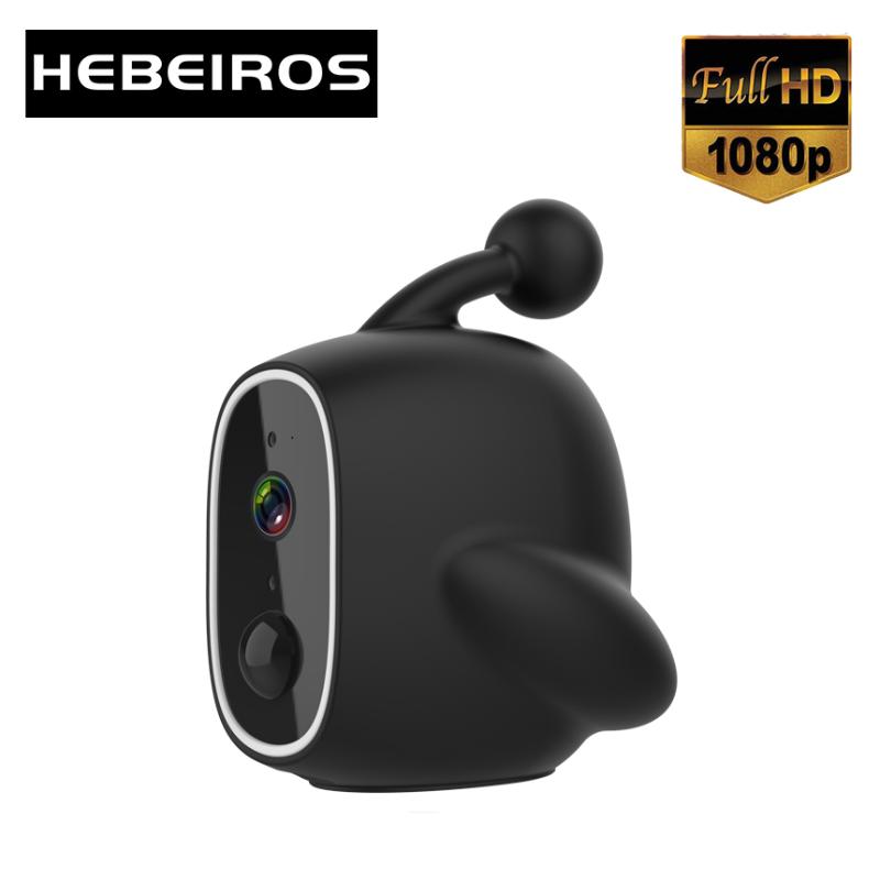 

Hebeiros 2MP Battery Nanny Mini Wifi Camera Outdoor Waterproof Wireless Surveillance CCTV IP HD 1080P Video Baby Monitor Cameras