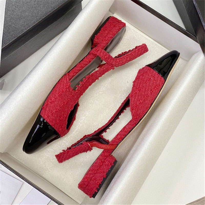 

Women Summer Patchwork Shallow Sandals Women's Classic Shoes Mixed Color Chunky Single Flats Genuine Leather Slingback Sandalias, As show