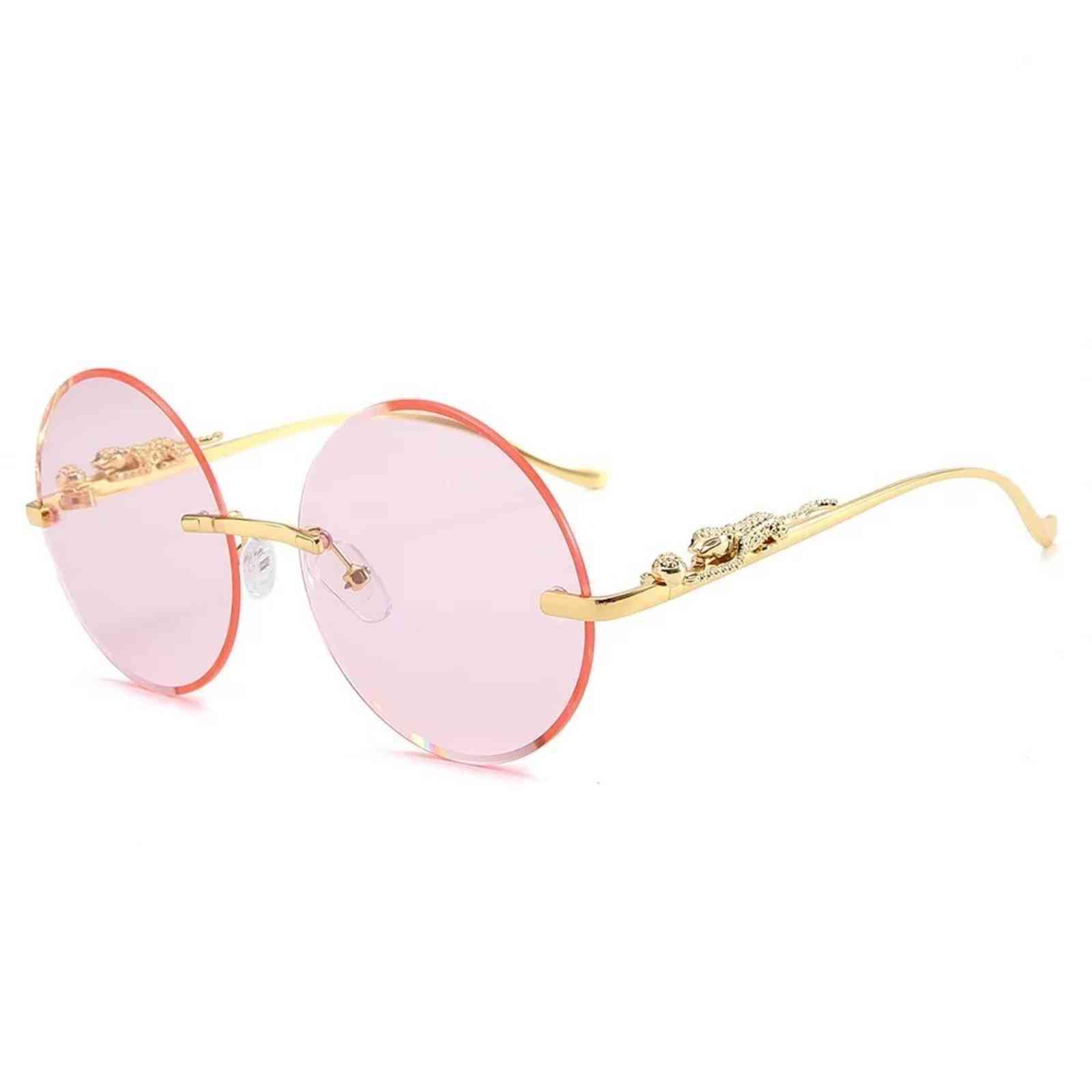 

Factory Direct Price Leopard Round Metal Fashion Wholesale Street Protect New Stylish Sun Shades Eyewear Gafas Sol