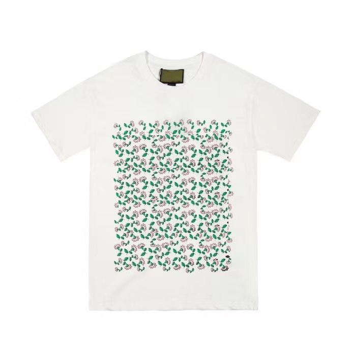 

4 Style Fashion Summer Tops Mens Casual T Shirts for Men Women Short Sleeve Tee Shirt Clothing Letter Pattern Cat Printed Tees Crew Neck