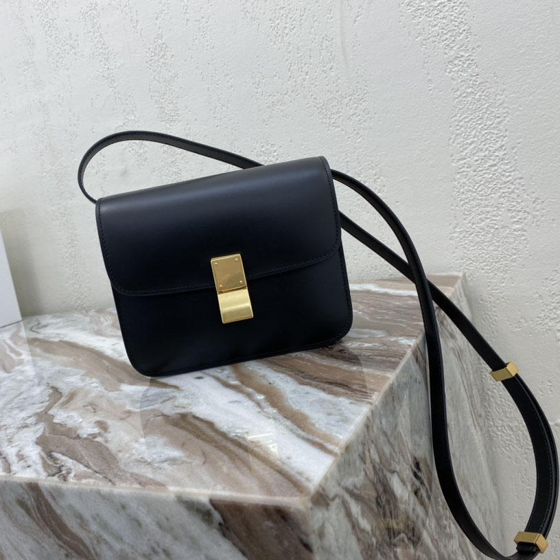 

Lady Genuine Leather Handbag Teen Classic Cross Body Bag Multiple Solid Color Shoulder Bags, Black