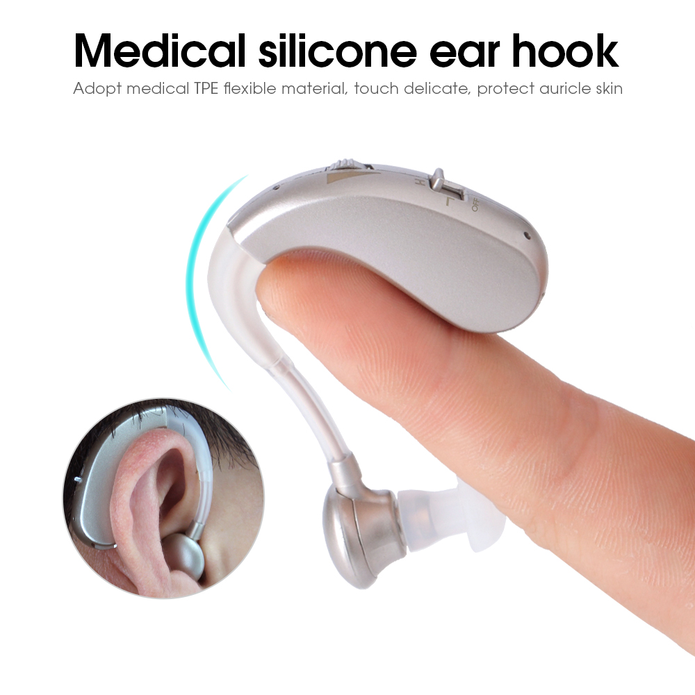 

Britzgo Mini Hearing AidWireless Intelligent Digital Noise Reduction Invisible Rechargeable Sound AmplifierDeaf Aid AudifonosScouts