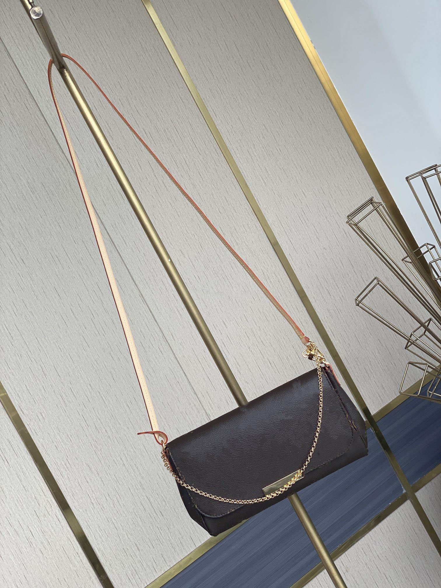 

2021 Wholesale canvas hobo for women Evening Bags shoulder bag Chest pack lady Tote chains handbag presbyopic purse messenger handbags purses, Brown grid