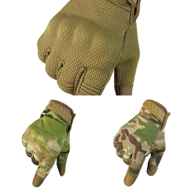 

Sports Gloves Men Outdoor Army Tackle Shooting Hiking Camping Military Tactical Hunting, Black