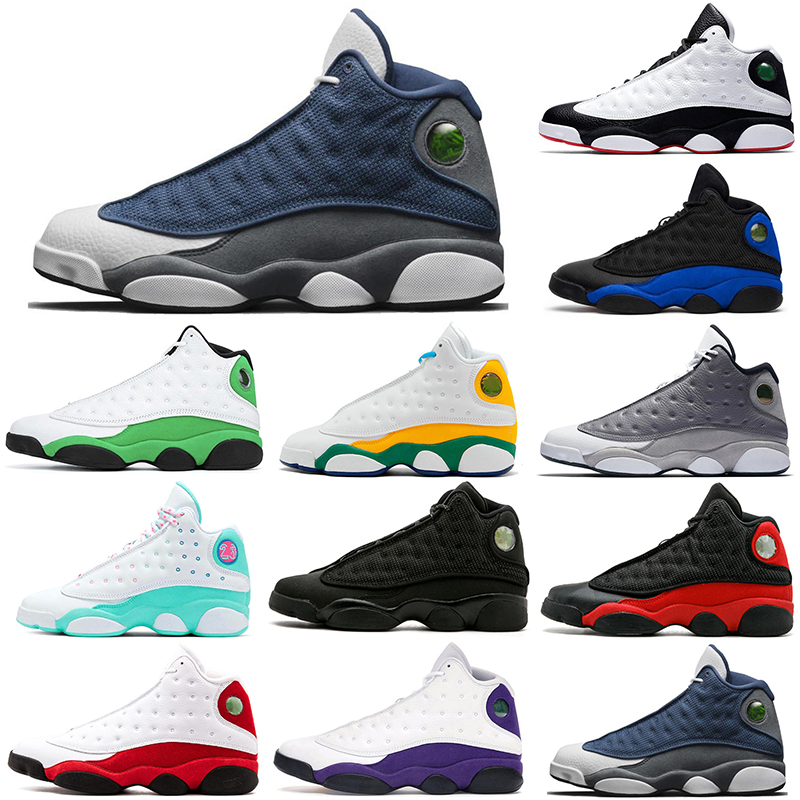 

Fashion 13 13s Mens Basketball Shoes Jumpman zapatos Twist Easter Legend University Blue dark concord UNC suitable trainers outdoor sports, Bred