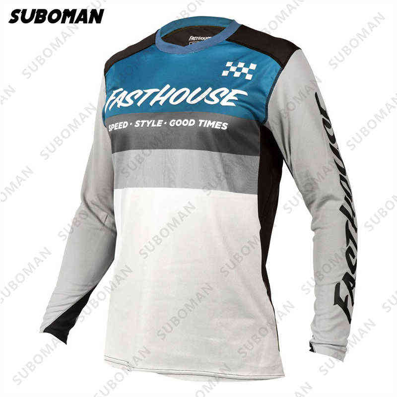 

2022 fasthouse POC high-end men's motorcycle ride a mountain bike downhill BMX enduro sport T-shirt enduro long-sleeved blouse G1130