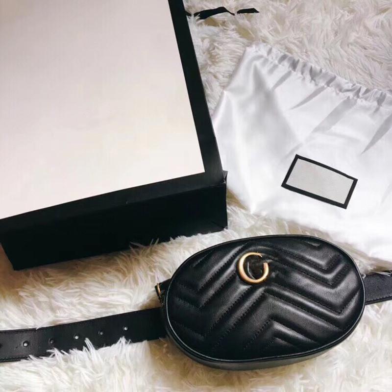 

2021 Newest Wholesale Fashion Pu Leather Handbags Women Bags black Fanny Packs Waist Handbag Lady Belt bag
