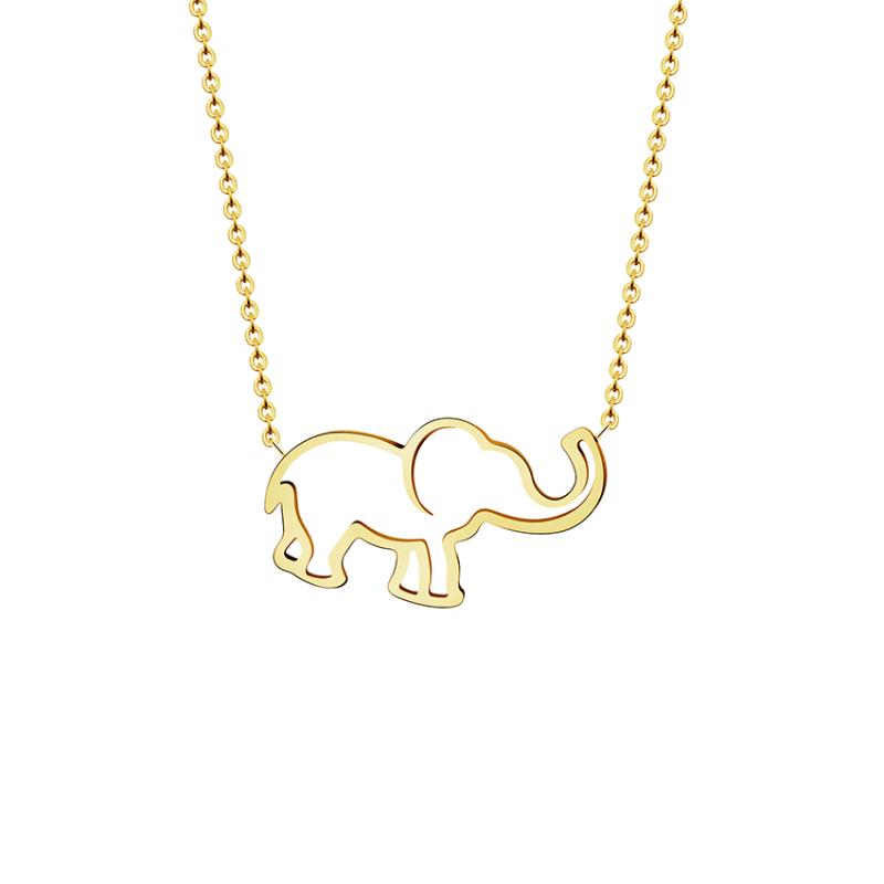 Pendant Necklaces GORGEOUS TALE Animal Shape Statement Charms Necklace Design Fashion Jewelry Cute Romantic Elephant For Women-image-697623186