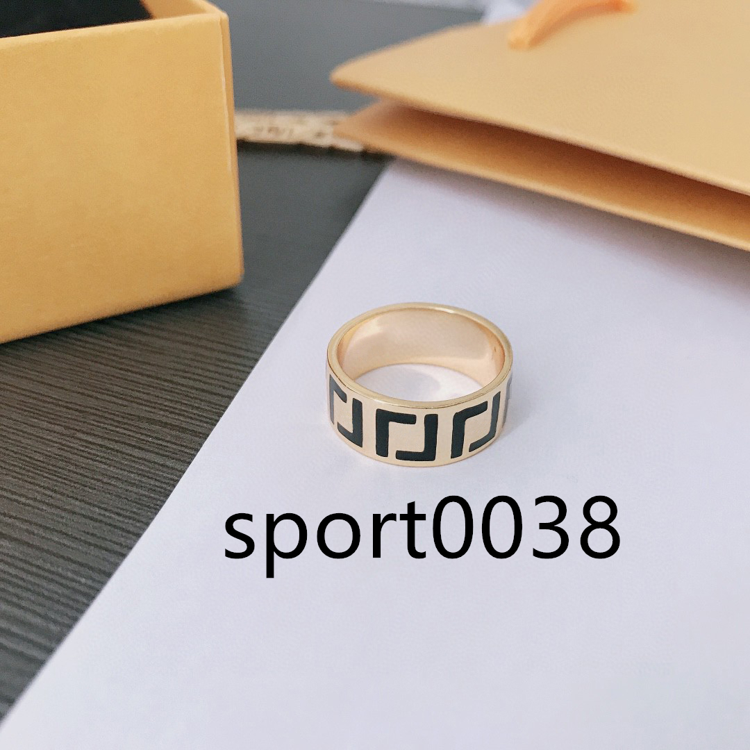 

Luxurys designer fashion luxury men's and women's gold band rings couples high quality jewelry personalized simple holiday gifts, Silver
