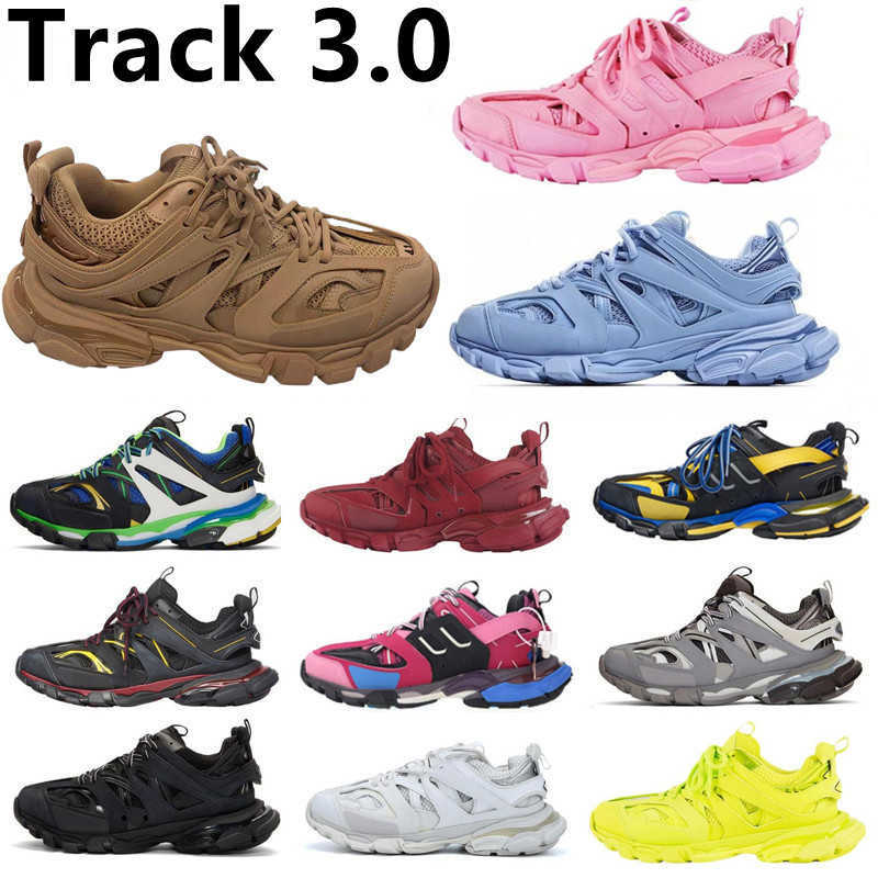 

Designers 17FW Paris Track Triple S 3.0 Casual Shoes Clunky Runner Sneakers Black White Pink Grey Beige Orange Blue Men Women Luxurys, 00
