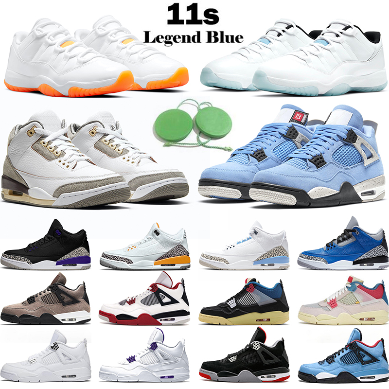 

Jumpman Basketball Shoes 4s University Blue White Oreo Fire Red 11s Citrus Legend 25th Anniversary Mens Womens Trainers Sport Sneakers With Tag, #7 jth nrg
