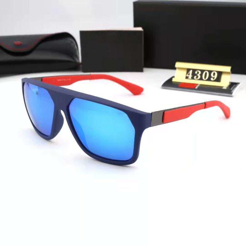 Lunettes de soleil Fashion Cool Polarized Hommes Designer Tr90 Square Sun Lunettes Lunettes Gazas de Sol 4309