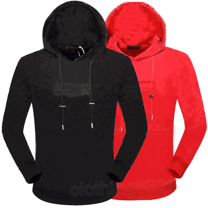

2021 Mens hoodies Brand couples casual Pullover long sleeve street Hip Hop Cotton big pin loose fit for womens designers hooded stylist sweatshirt, Black