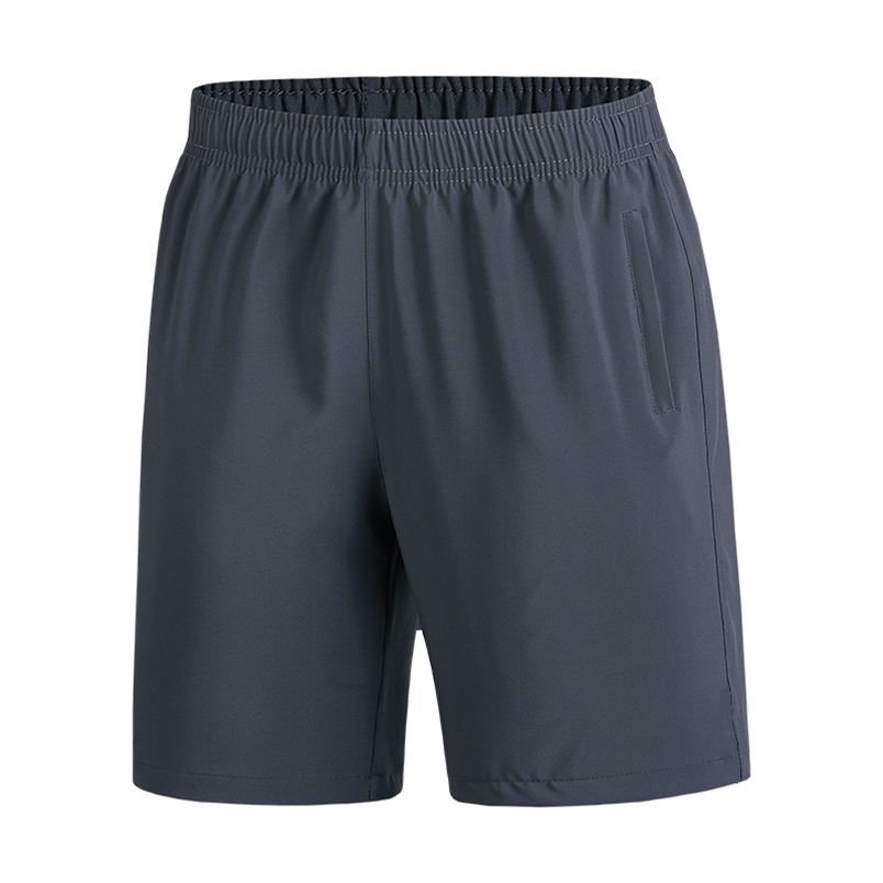 

mens summer sports shorts men's quick drying ice silk breathable loose solid color basketball pants 210629, Dark blue