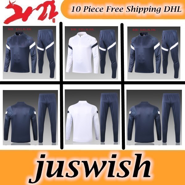 

2020 maillot France 2 Stars maillot de foot kids Survetement Football Jogging Chandal Equipe De France Long Sleeve Soccer Tracksuit Training, White