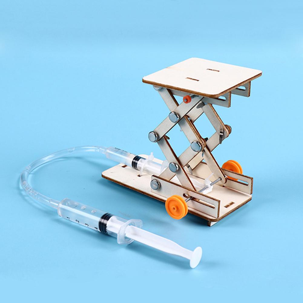 

Kids DIY Science Toy Hydraulic lift table Games Educational Scientific Experiment toy for kid