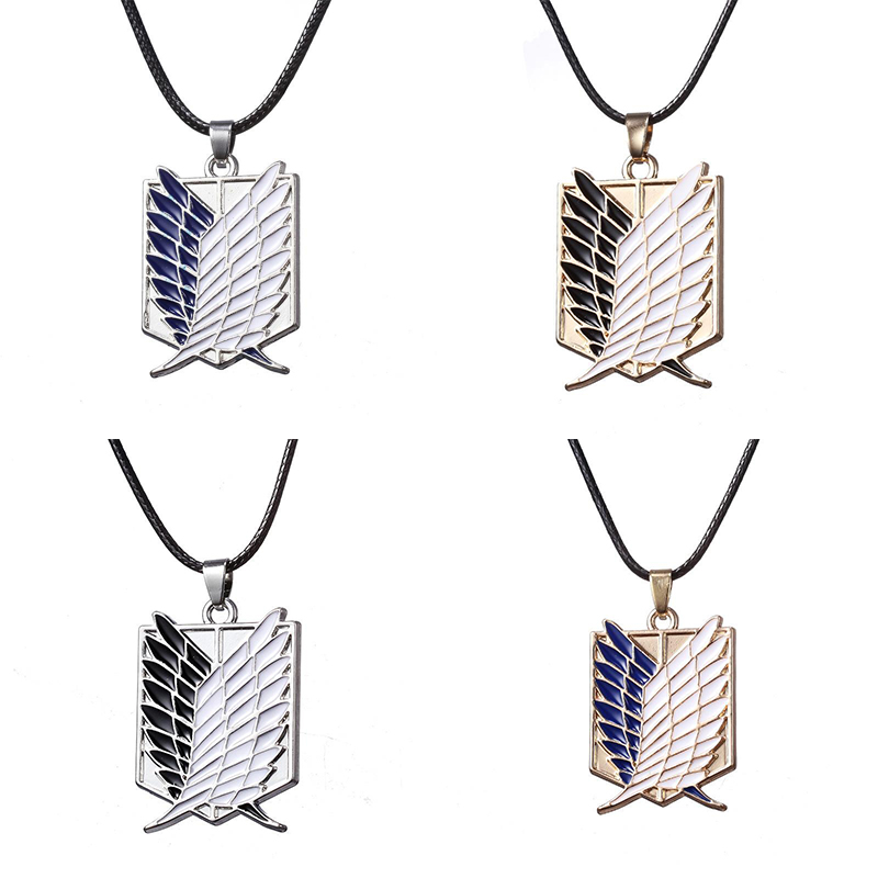 

Attack On Titan Animation style Animation Electroplating Necklace With Pendant High Quality Fashion Leisure Gift Anniversary Party