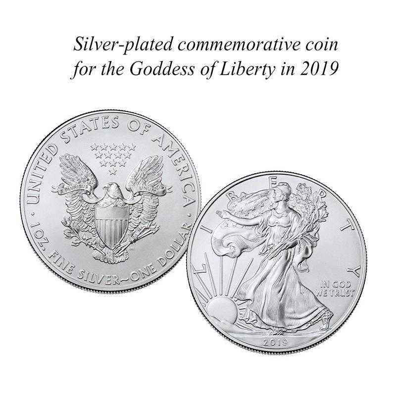 United States Statue of Liberty Silver Commemorative Coin 2011 ~ 2021 Coin Medal Coin Collection Supplies DHL 
