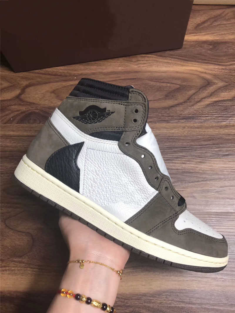 

2021 Authentic 1 Travis Scotts High Low OG Man Athletic Shoes 1s Mocha University Red Sports SP TS Military Blue Cactus Jack Sneakers With