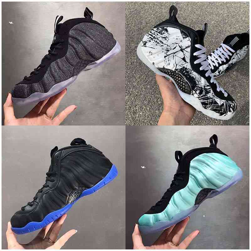 

Penny Hardaway Kids Shoes Sneaker Mens Man Grey 1 One Pro Mike Rust Island Copper Tech Fleece Concord Foam Shoe, Black