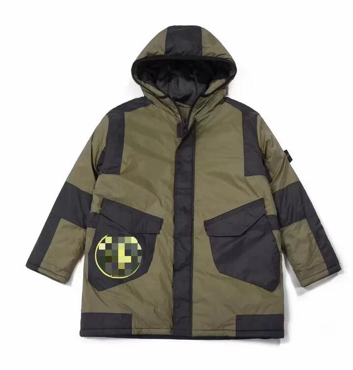 

2021 the Men Air Hooded down jacket Windbreaker Zipper Hoodies Patchwork Jackets Sports Hoody Jogger Casual Coat, Black
