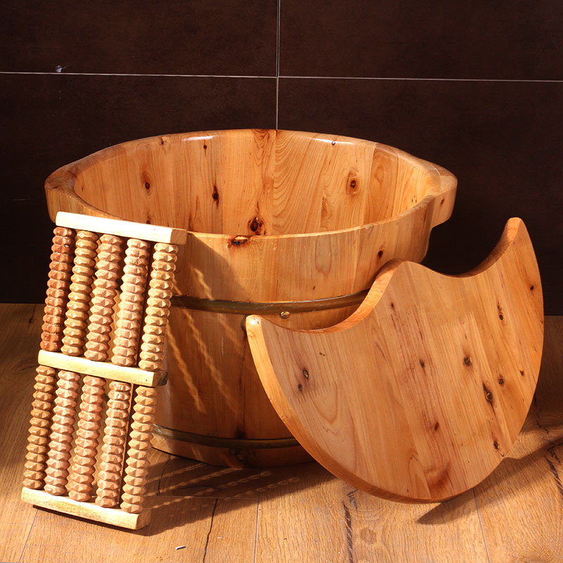 

Other Bath & Toilet Supplies Footbath 100% pure wood manufacturing Healthcare technology Health patent