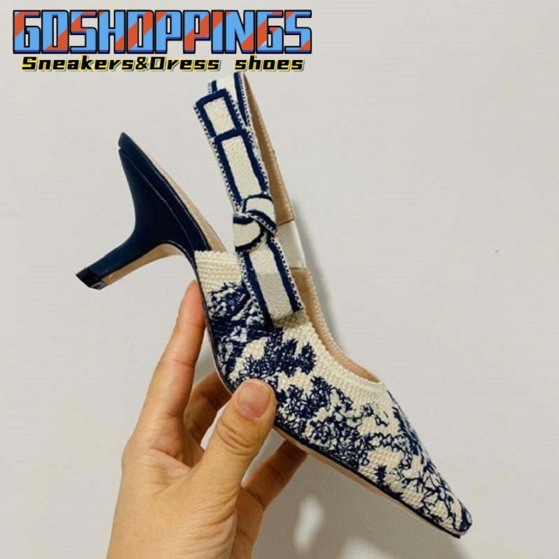 

Classics Women fashion Beach Thick bottom slippers Alphabet lady Sandals Leather High heel shoes slides shoe008 12301, #22