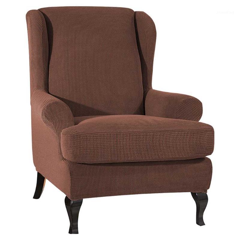 

Chair Covers 1pc Plaid Elastic Cover Armchair Seat For Home Restaurant El Office Protector