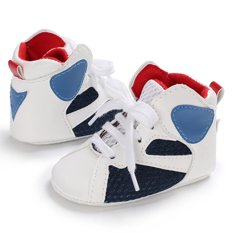 

New Designer Baby Boys Girls Sports Shoes Lace Up Infant Toddler Sneakers 2021 Baby First Walkers For Bebe Brand