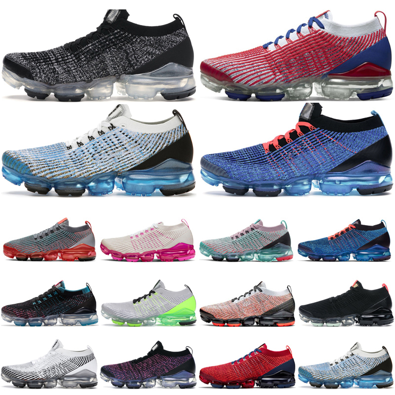 

air vapormax 3.0 running shoes for men women Triple Black Pure Platinum Astronomy Blue Barely Volt Flash Crimson mens trainers sport sneakers, Electric green