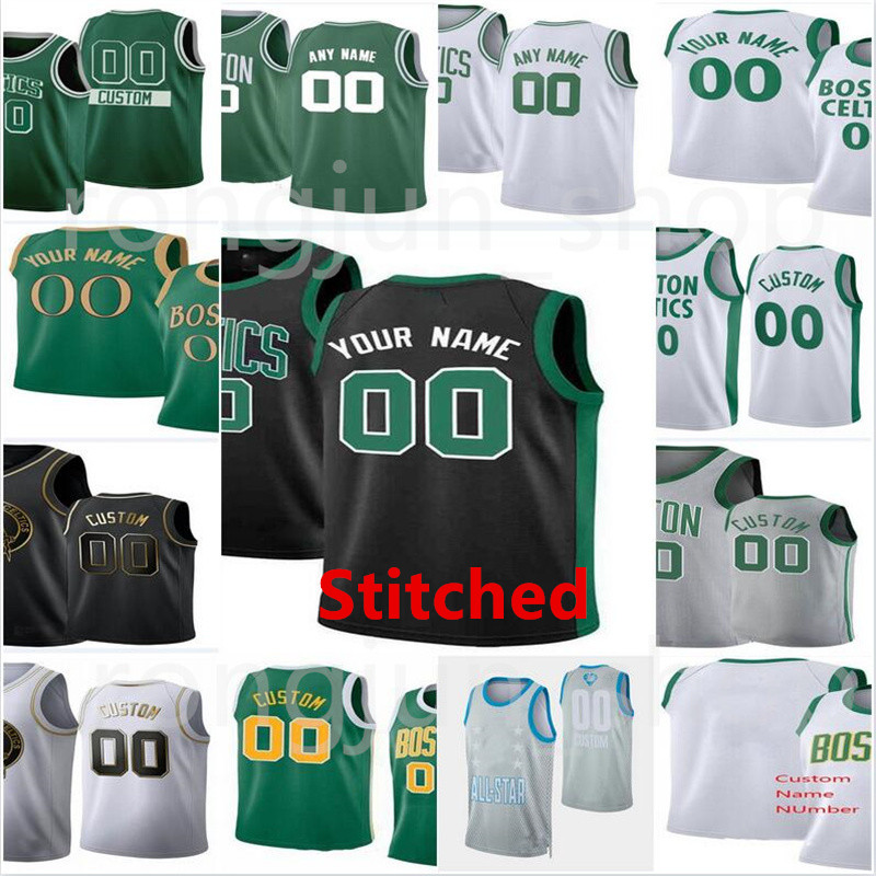 

Stitched 75th Basketball Marcus Smart Jerseys Payton Pritchard Josh Richardson Juancho Hernangomez Dennis Schroder Robert Langford Aaron Nesmith Fernando