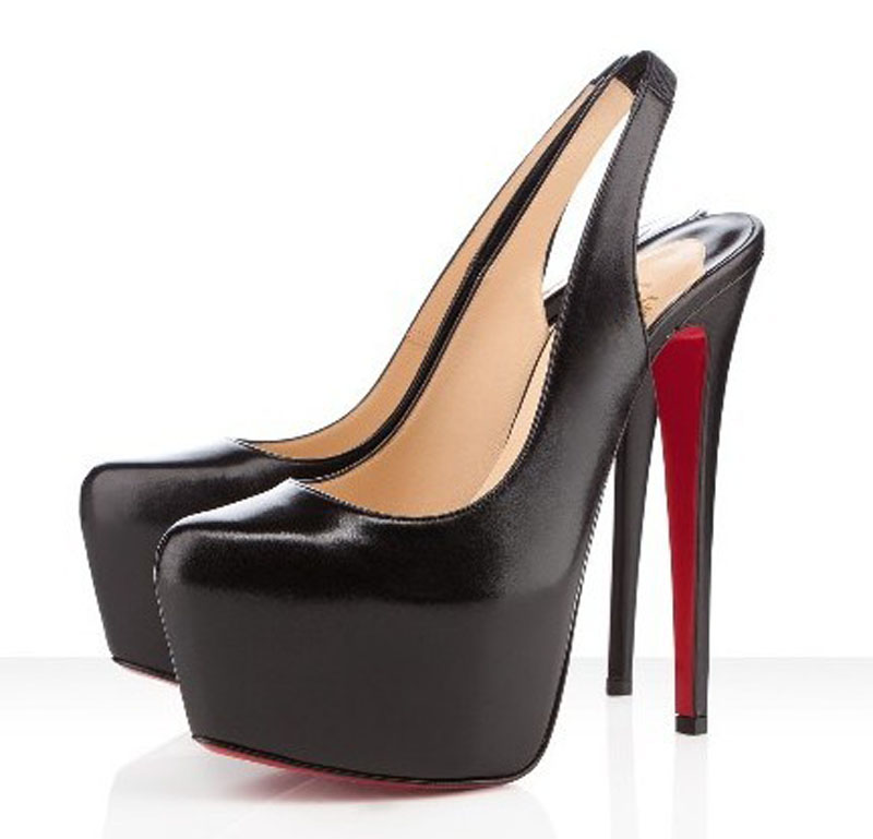 

Box+dust bag Fashion Bottom High Heels Sexy Peep-toe Platform Red Sole Shoes Women Pumps 16cm High-heeled Party Shoes size 35-43, Black