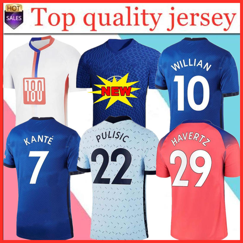 

2021 2022 WERNER HAVERTZ CHILWELL ZIYECH 100th Soccer Jerseys 20 21 22 PULISIC Football Shirt KANTE MOUNT 4th Men Kids set Kits tops, Black;yellow