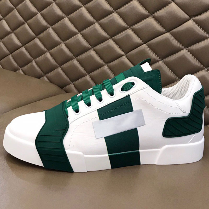 

Mens top quality sports shoes Fashion luxury flat sneakers white green black lace-up spring and summer casual all-match men outdoor driving comfort size 38-45, Freight supplement