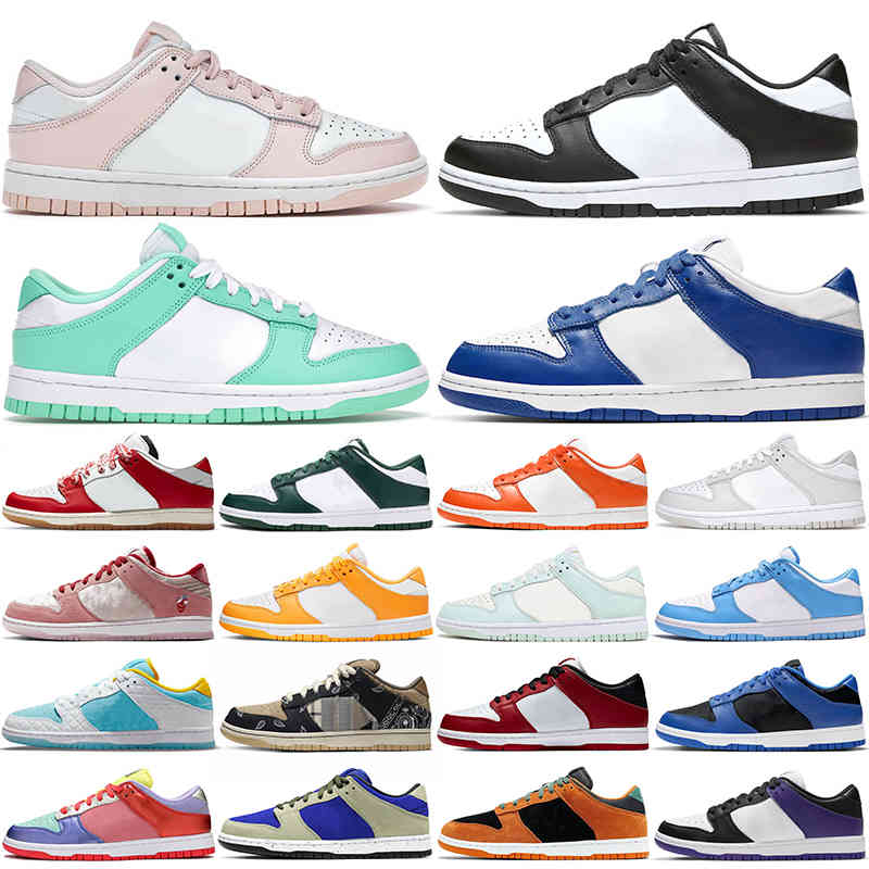 

White Black sb mens running shoes sb Chunky Dunky Orange Pearl Photon Dust Team Green Glow Kentucky Syracuse men women sports trainers, Pigeon black