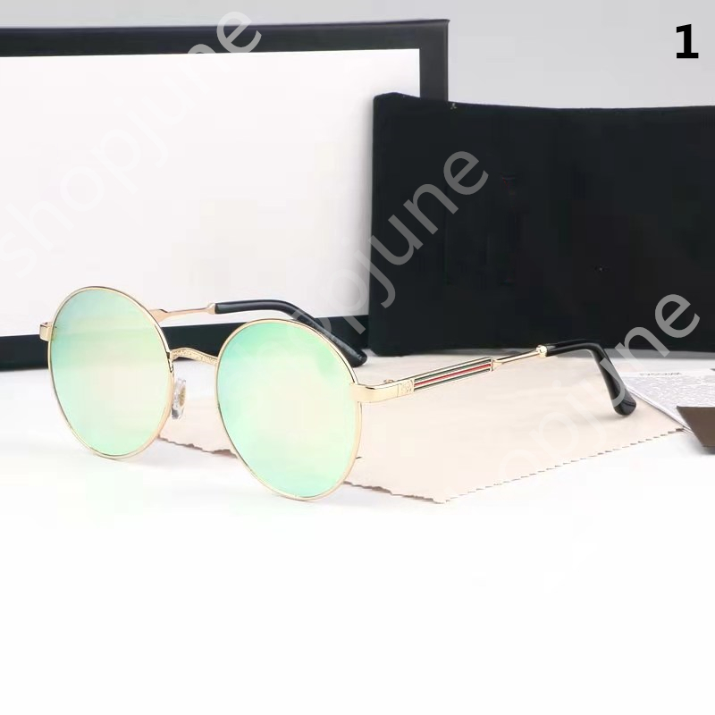 

classic design brand sunglasses sell well multi color original fashion trend anti ultraviolet belt box, White;black
