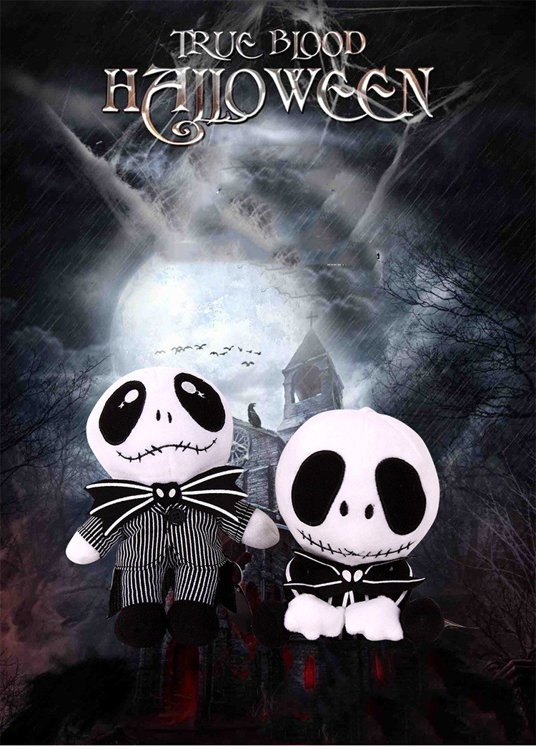 

Christmas Eve Shock Jack Devil Skull Doll Model PP Cotton Filling Plush Spoof Toy Child Creativity Pendant Halloween Gift, Customize