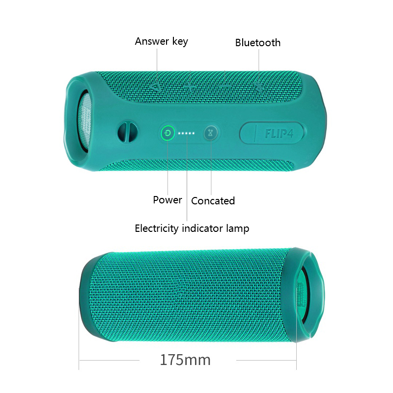 

Outdoor Sports Mini Speaker Flip 4 Portable Wireless Bluetooth Speaker 8Colors