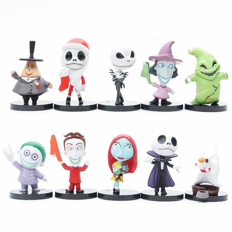 

Christmas Eve thriller 10 hand-made Jack skelington doll car Halloween ornaments