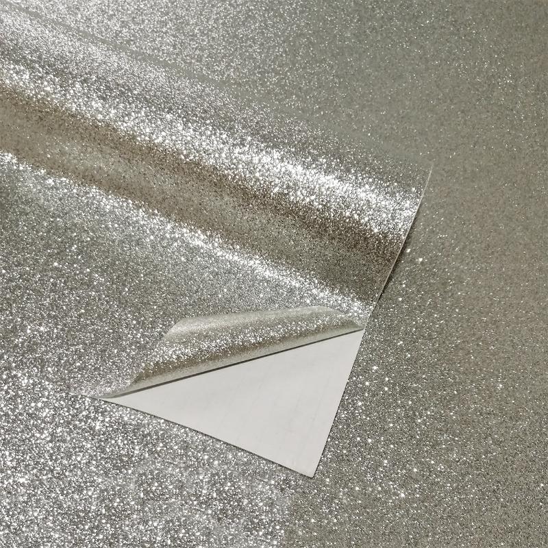 

Wallpapers Self Adhesive Glitter Wallpaper For Walls Waterproof Peel And Stick Roll Background Textured Sparkle Decor Art Craft Bling Wal, Black