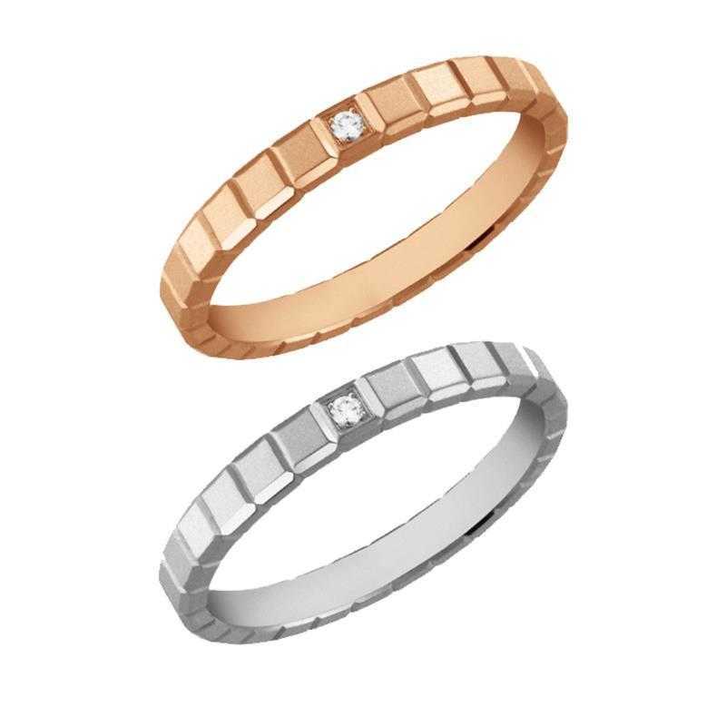 Chopin Bague Couples Obtenez une bague de queue de paire marié Obtenez une paire marié Paire Bague Coiffe de glaçons Coiffe de luxe designers Bij
