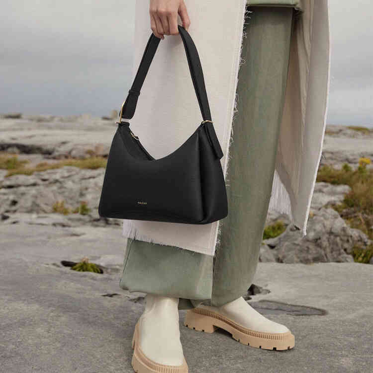 

totes bags Polene New Armpit Bag Crescent Lychee Grain Cowhide Portable One Shoulder Messenger Women's UWRI, Dark brown