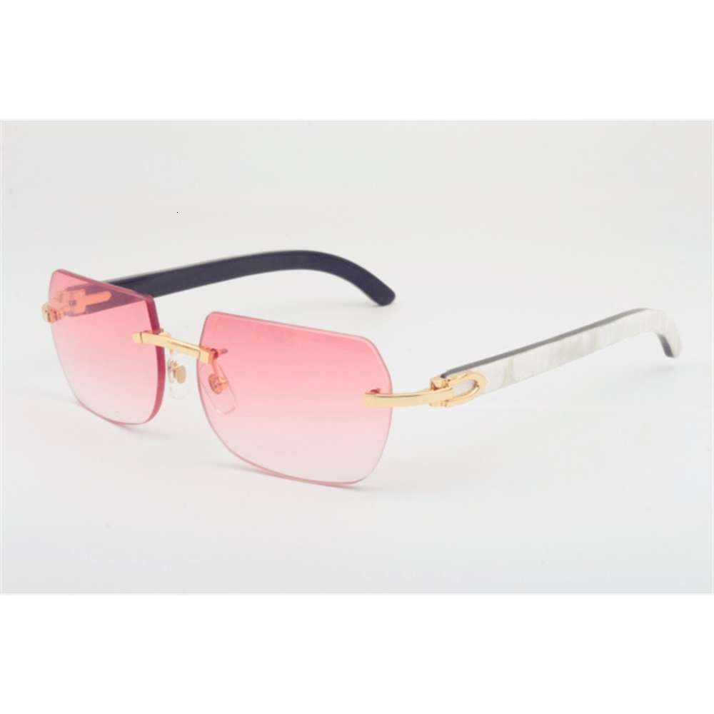 

Direct Sales Of New Natural Mixed 8100906 Personalized Fashion Black Pattern Horn 56-18-140mm Sunglasses Panda